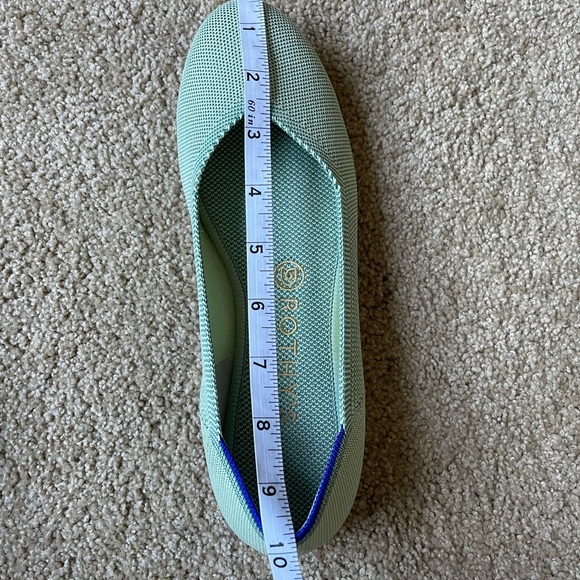 Rothy’s mint green ballet flats 8 1/2 (fit like an 8) - Picture 4 of 9